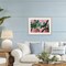 Stupell Industries Palm Tree Tops on Pink Black Framed Print Under Glass, design by LSR Design Studio